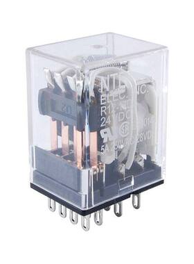 R12-17A3-12T 继电器 《 RELAY-4PDT 1AMP 12VAC    》
