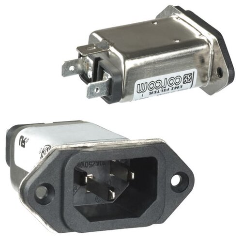 6609006-5 连接器 《 PWR ENT RCPT IEC320-C14 PANEL QC    》