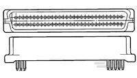 6-5174683-7 连接器 《 CONN D-TYPE CAP 68P VERT KINKED    》