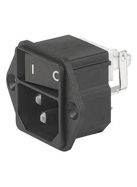 4302.0001 连接器 《 PWR ENT MOD RCPT IEC320-C14 PNL    》