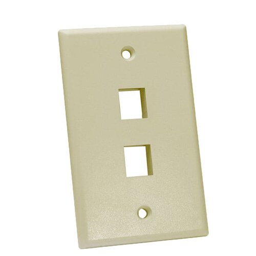 NFP-1027 连接器 《 KEYSTONE WALL PLATE SINGLEGANG    》