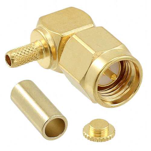 1-1478924-0 连接器 《 CONN SMA PLUG R/A 50 OHM SOLDER    》