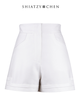 SHIATZY CHEN/夏姿·陈高腰剪裁短裤110633