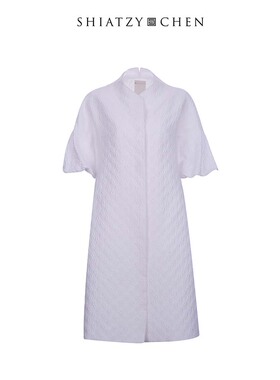 SHIATZY CHEN/夏姿·陈中国风花苞袖立领大衣132027