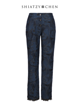SHIATZY CHEN/夏姿·陈提花长裤110603