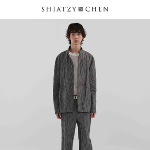SHIATZY 夏姿·陈蜃缕系列男士 混纺立领外套刘宇同款 CHEN