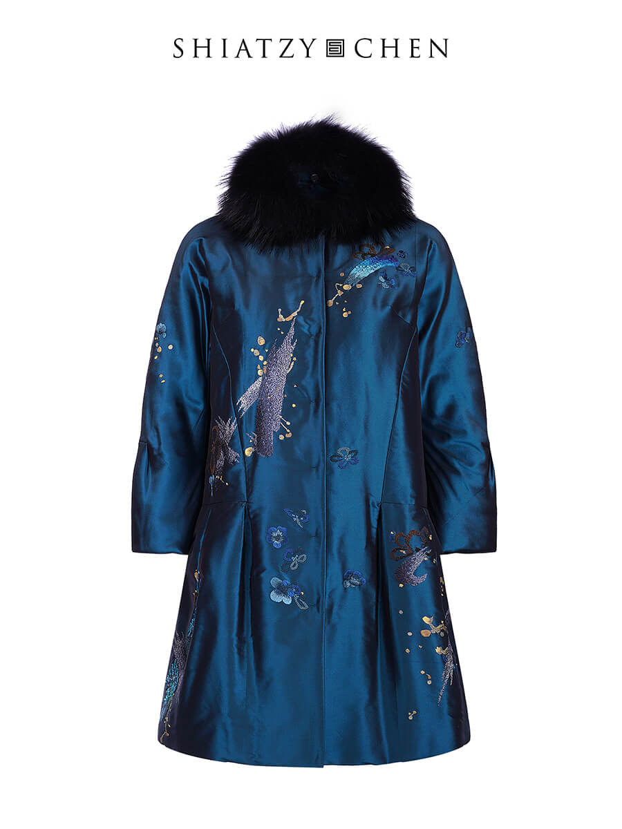 shiatzychen/夏姿陈皮草领真丝