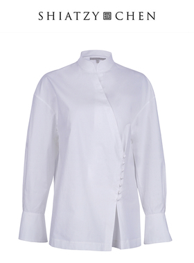SHIATZY CHEN/夏姿·陈25年冬曲境系列立领斜襟衬衫658731