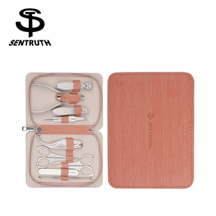 新款 SENTRUTH神厨 指甲剪九件套盒粉色 大潘专享
