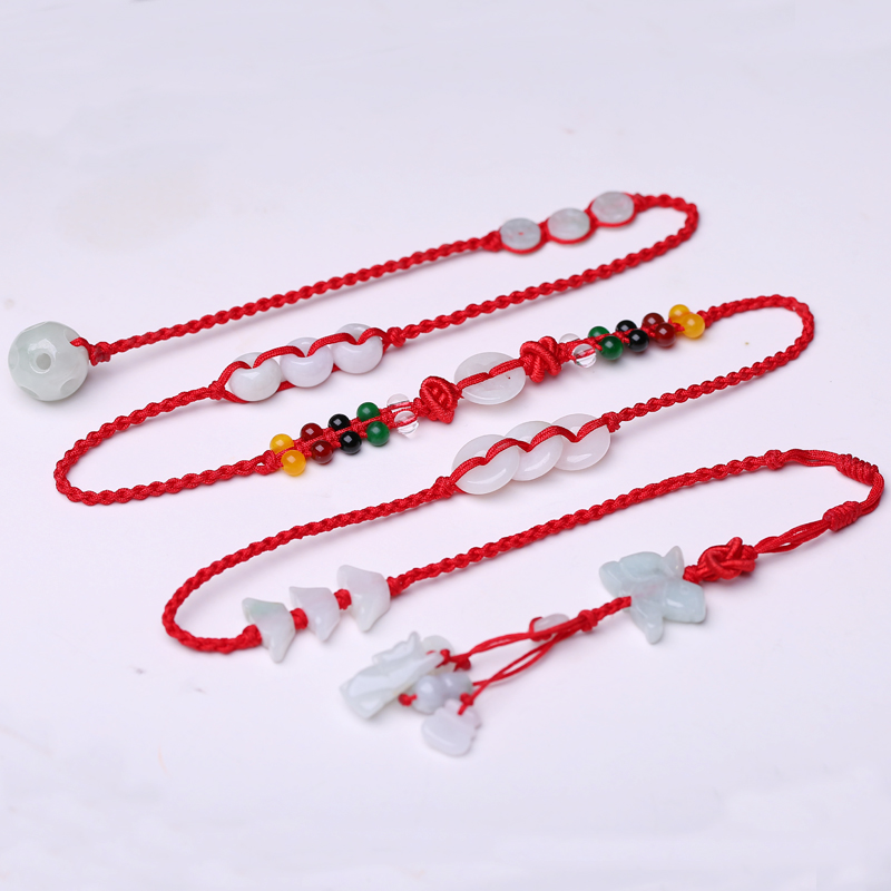 2023生肖兔本命年红腰带女五行红绳腰链男腰绳红色礼物细腰绳性感