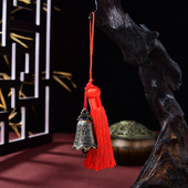 真安顺锌合金观音钟关键铃铛钥匙扣挂绳本命年平安包挂男女手机坠