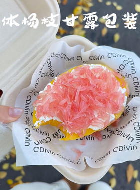 网红提拉米苏包装盒透明防雾4寸巴斯克蛋糕切块甜品便当野餐打包