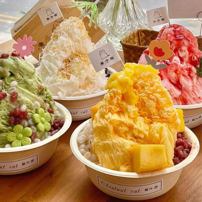 一次性芋泥冰沙刨冰碗冰淇淋碗