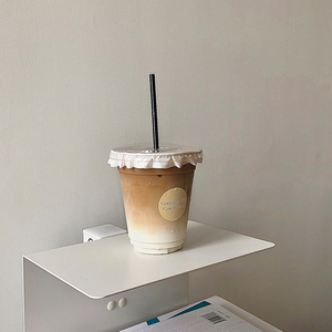 网红INS风奶茶杯一次性咖啡杯冰粉专用打包杯PET透明冷饮杯500ml