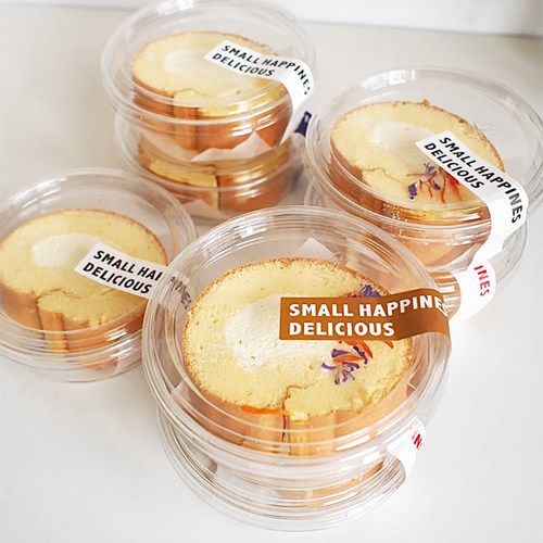 网红蛋糕卷切件包装盒