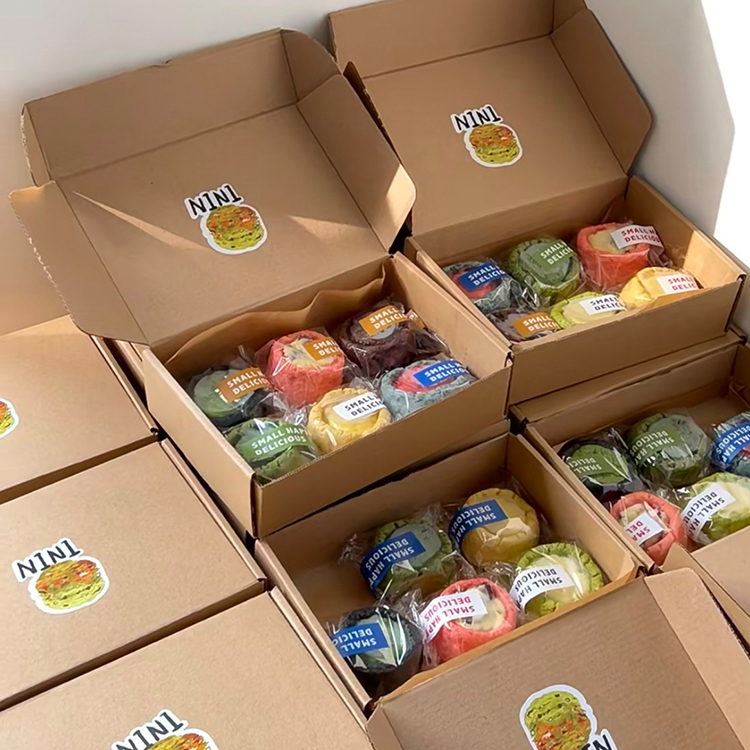 网红乳酪司康包装盒包装袋烘焙