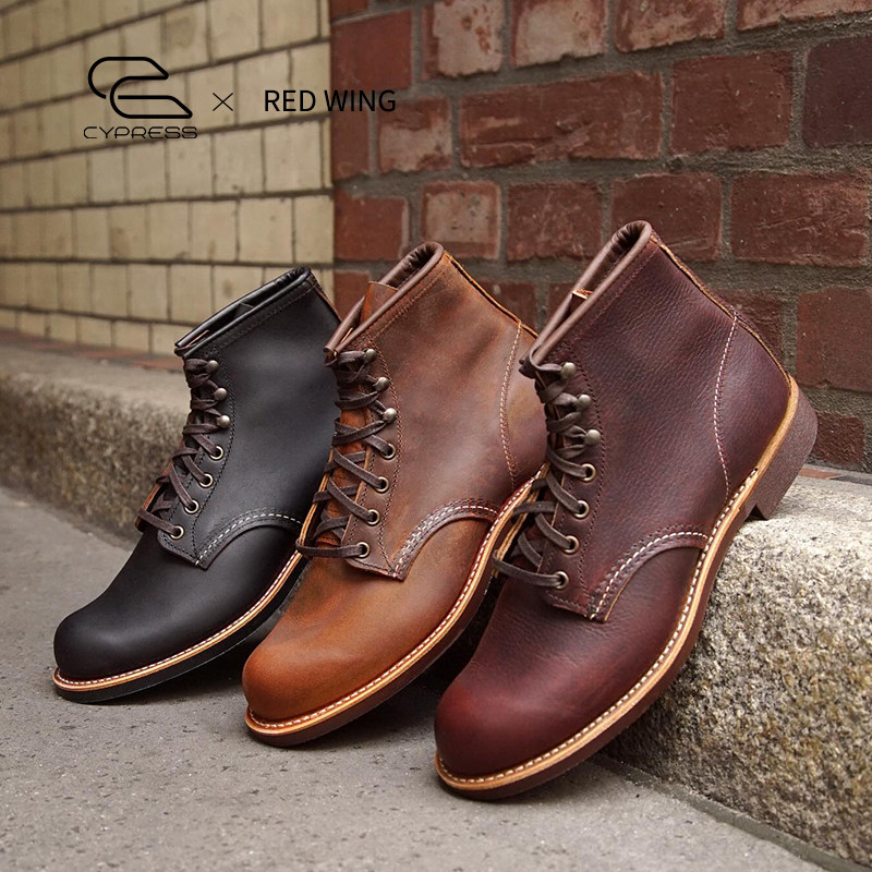 Red Wing红翼3340/3343男鞋美式复古工装靴短靴子经典圆头马丁靴