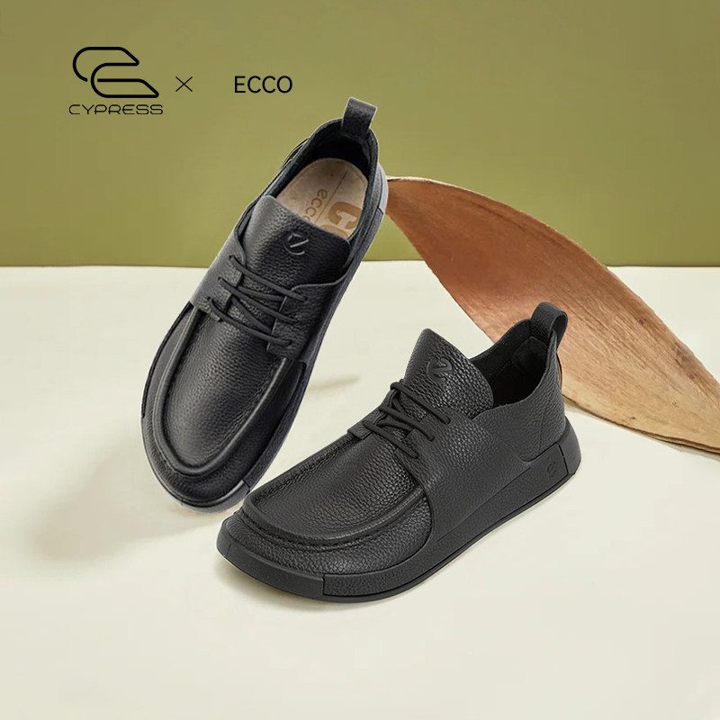Ecco/爱步男士春夏单鞋休闲真皮鞋时尚乐福鞋袋鼠鞋 科摩 524204