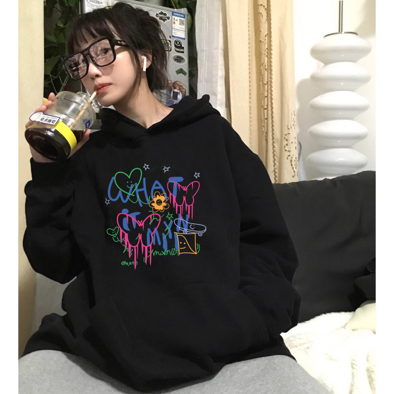 加绒学生宽松美式外套上衣