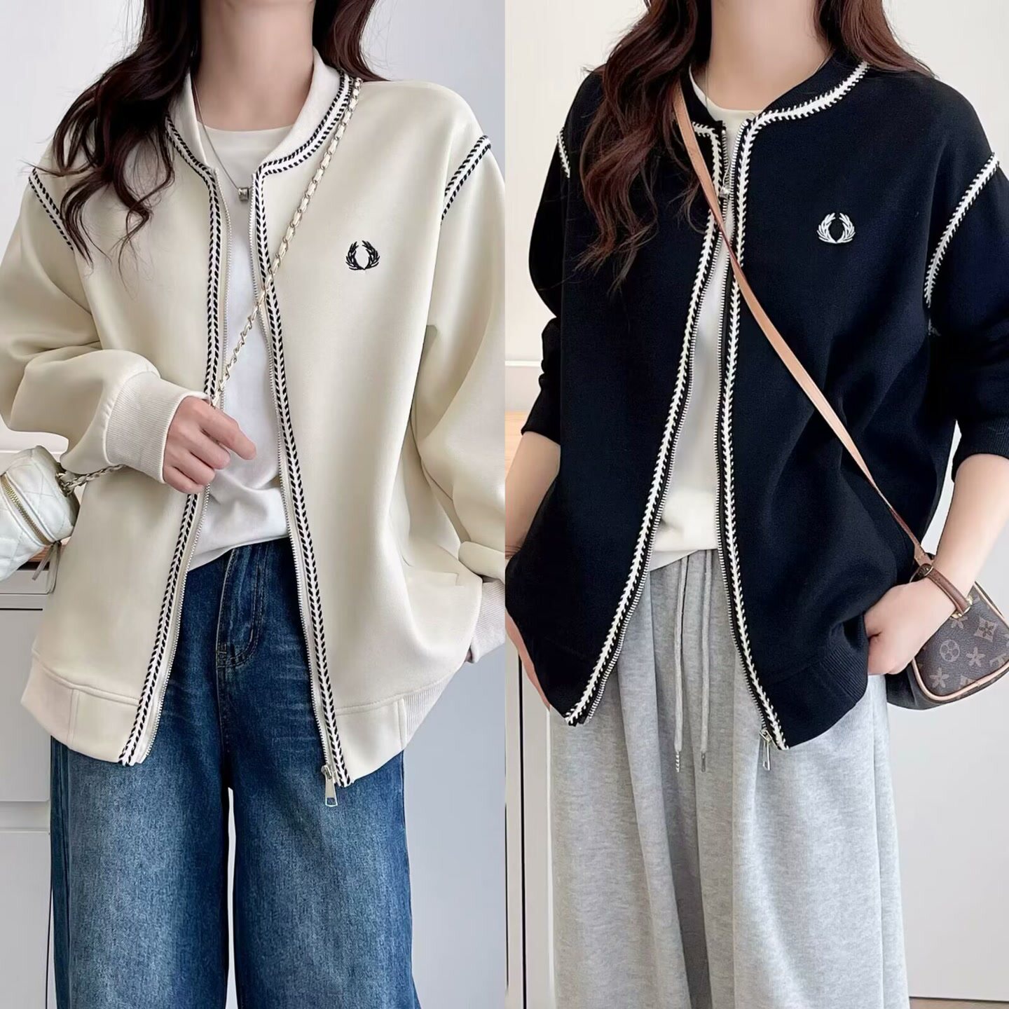 棒球服开衫外套女休闲百搭宽松