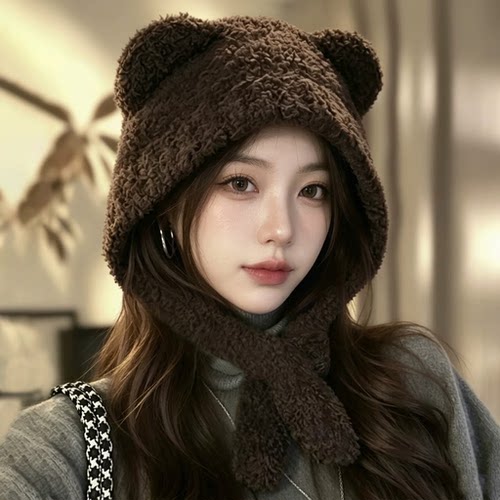 灵允毛线帽出游可爱女冬网红同款