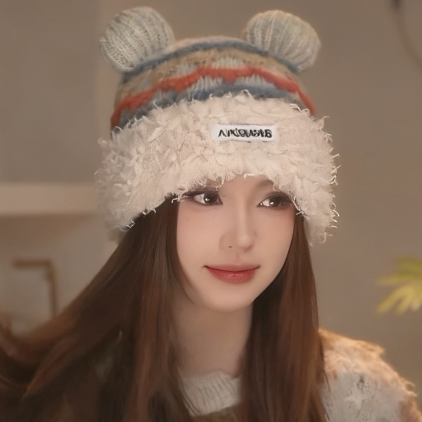 灵允针织帽出游可爱女冬网红同款