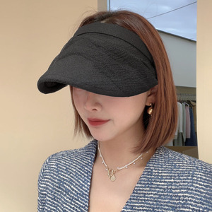仙气网纱空顶帽子女款2026新款发箍夏季防晒帽网红优雅气质遮阳帽