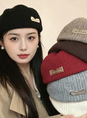 女款秋冬百搭高颅顶显脸小贝雷帽