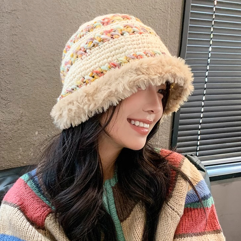 灵允针织毛线帽逛街女冬网红同款