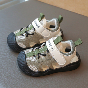 夏季宝宝凉鞋1一3岁男女童透气网面防滑软底儿童鞋子婴幼儿学步鞋