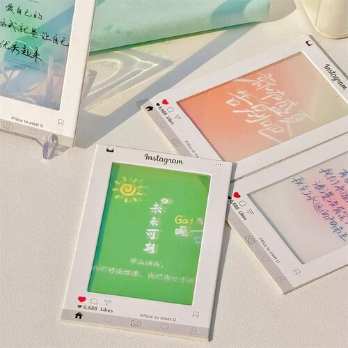 ins长款投影光影照片保护套
