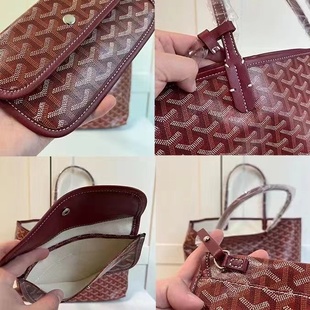 真皮荔枝纹头层牛皮王菲同款 牙购物袋大容量通勤托特包 大号狗新款