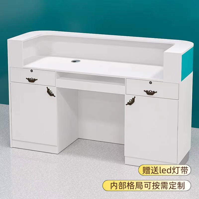 吧台分诊台导诊台医美卫生院口腔门诊烤漆前台志愿者社区诊所医院 - 实物图
