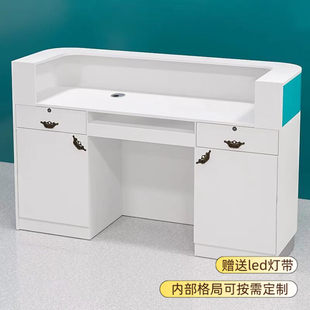 吧台分诊台导诊台医美卫生院口腔门诊烤漆前台志愿者社区诊所医院
