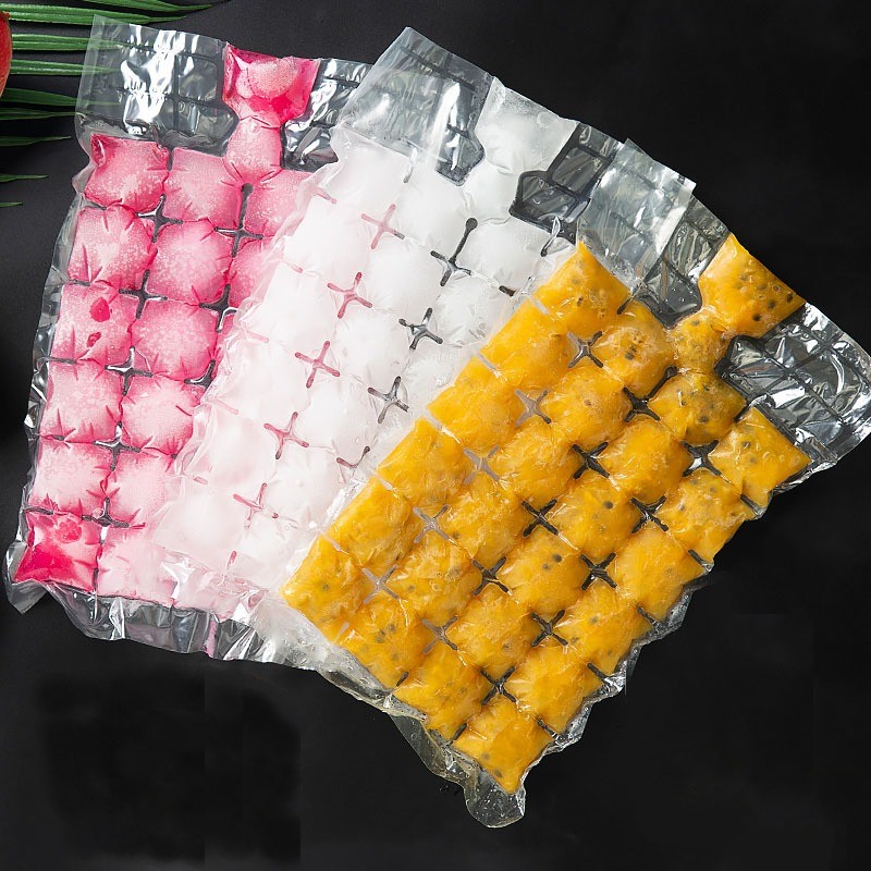 一次性冰袋自封口家用制冰模具百香果冰格冷饮速冻器食用冰块模具