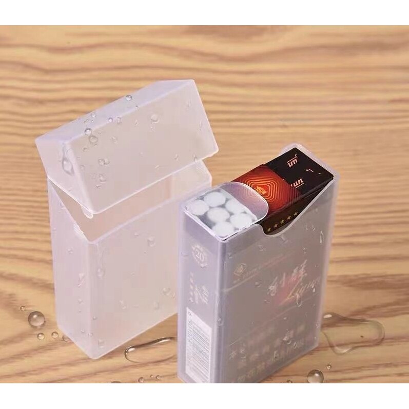 轻薄香烟盒软包硬盒透明塑料抗压防水防潮烟壳通用2烟盒保护套