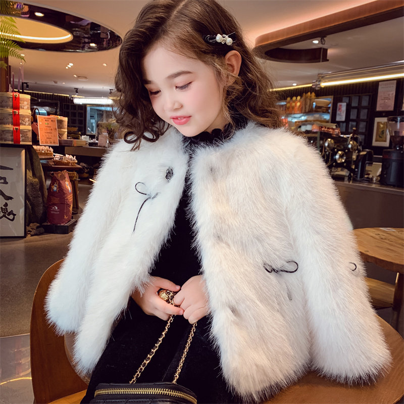 【小金狐】轻奢仿皮草毛毛外套