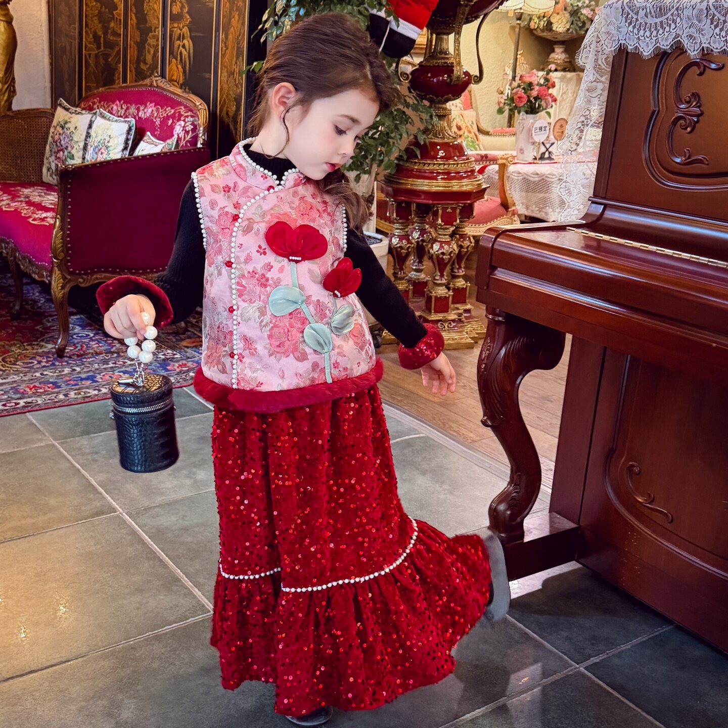 【洛神赋】改良新中式唐装无袖上衣