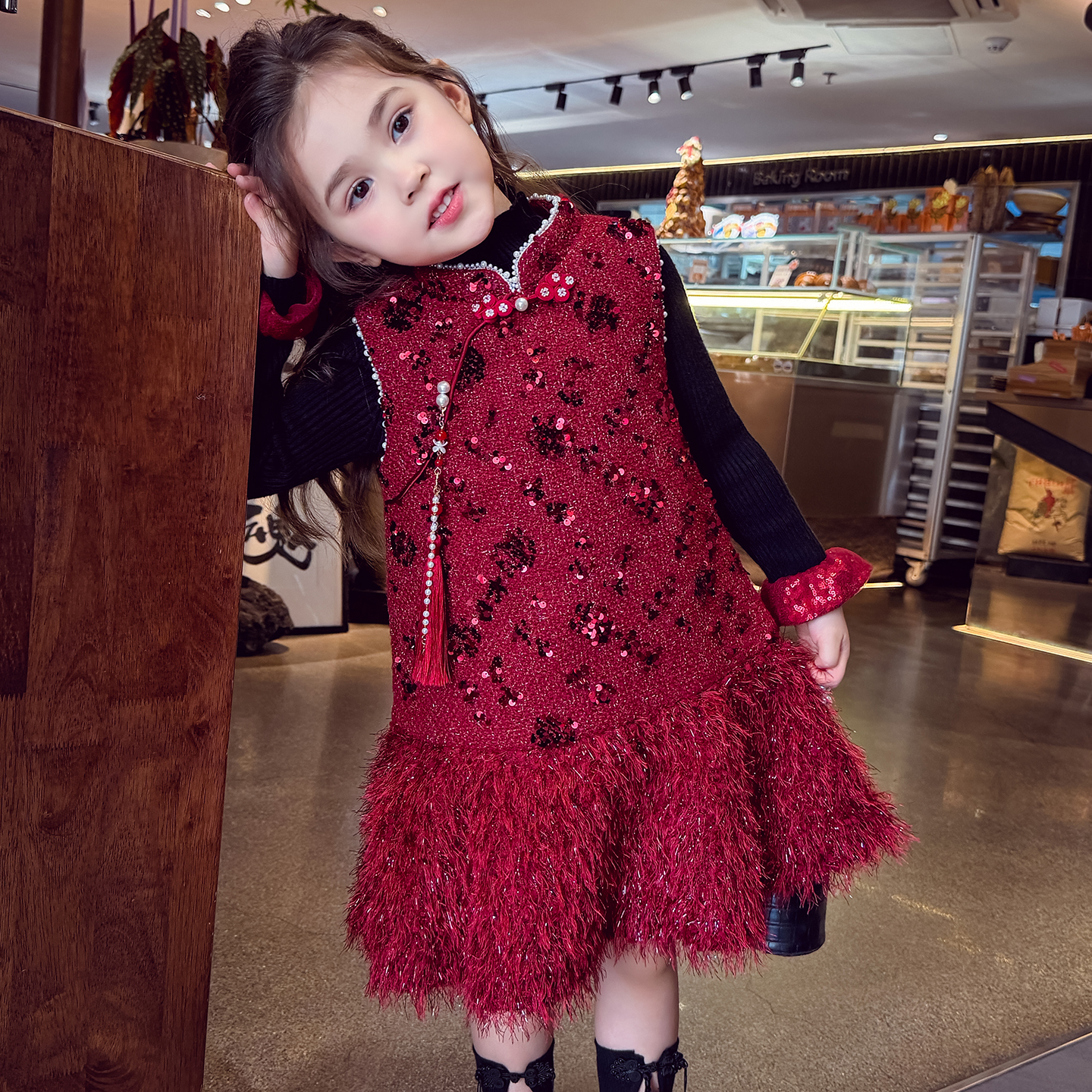 【延禧】改良旗袍背心裙