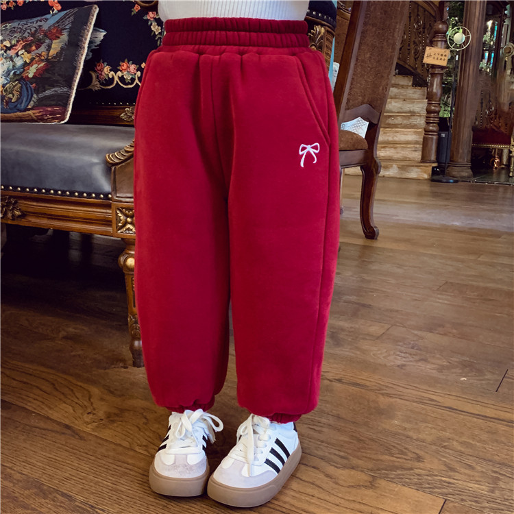 加绒加厚休闲裤240g羊驼绒