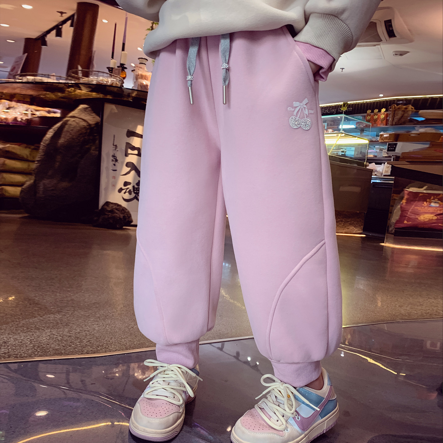 【上学神裤】一体绒长裤