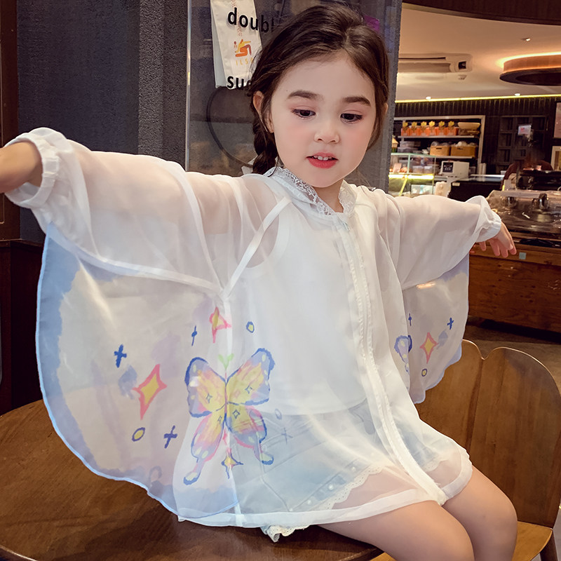 女童防晒衣2026夏季新款洋气儿童户外轻薄防晒衫外套小女孩皮肤衣