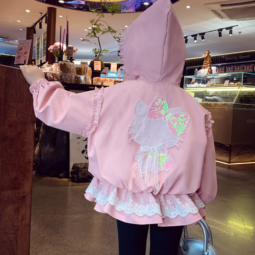 【k门永存~】连帽风衣外套