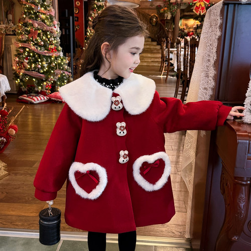 【喜气洋洋】暖呼呼仿貂绒大衣