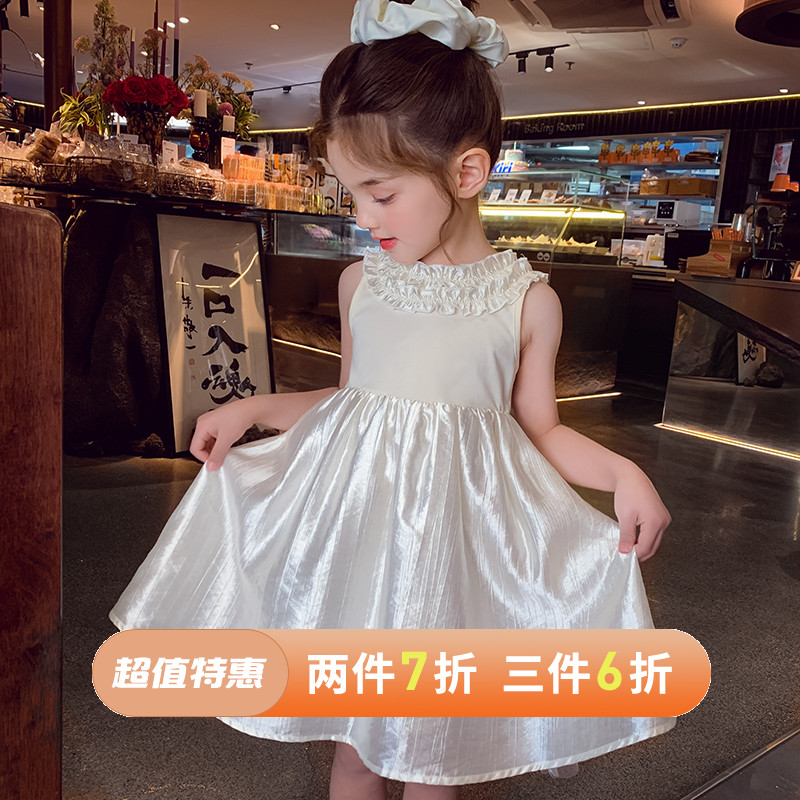 【春日小白裙】法式无袖连衣裙