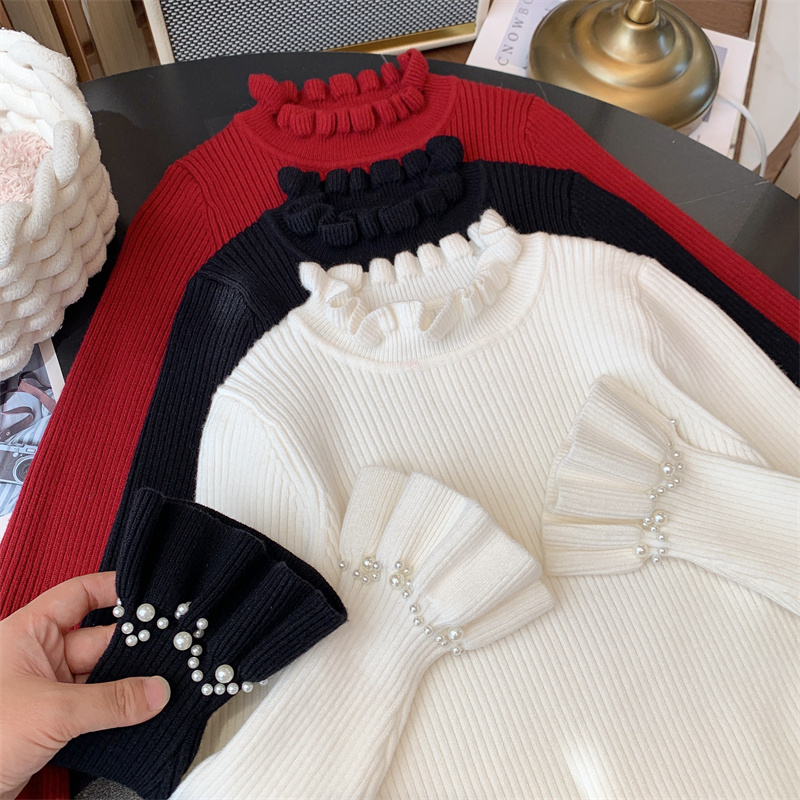 【奶油云朵】高弹包芯纱毛衣