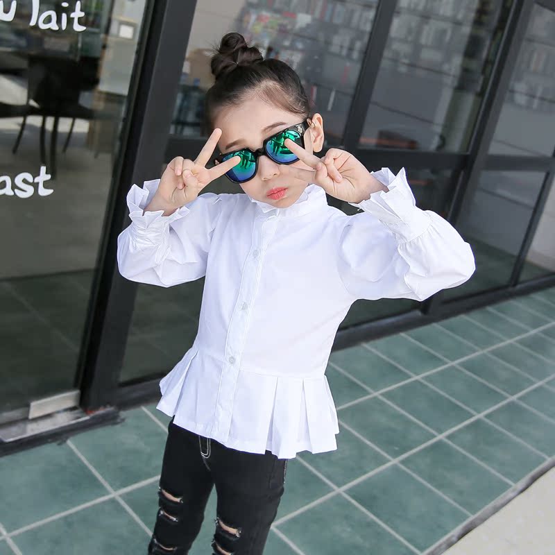Chemise fille à manche longue - Ref 2084625 Image 4