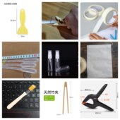 草木染植物染辅助工具 扎带橡皮筋喷瓶G型夹 蓝染diy拓染扎染吊染