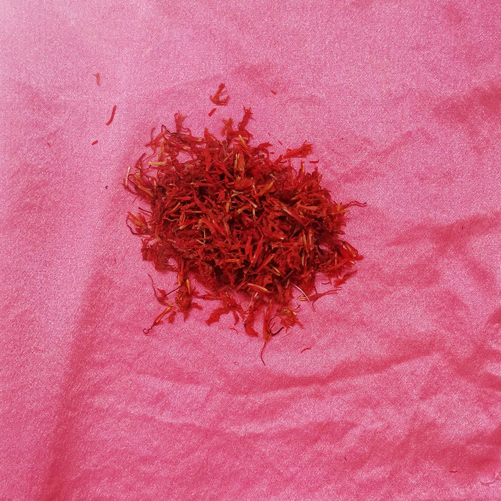 汉染本草红花染正红天然植物染色