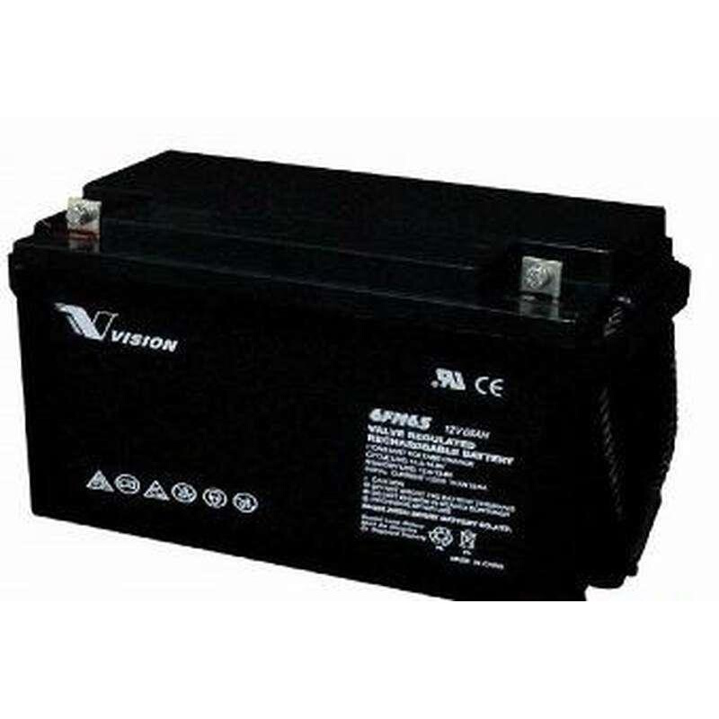 VISION威神蓄电池6FM65 储能电瓶 UPS后备电源12V65AH 直流屏专用